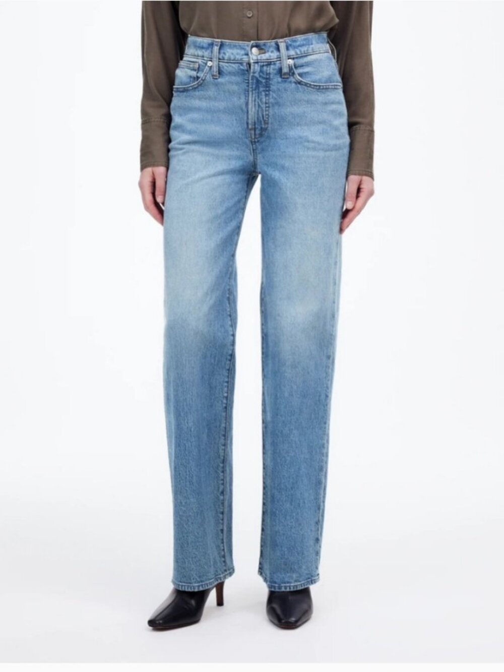 Madewell The Perfect Vintage Wide-Leg Jean in Enmore Wash 29